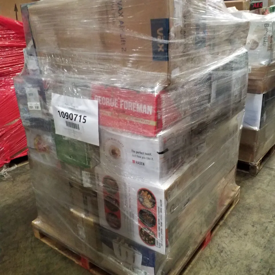 PALLET OF APPROXIMATELY 43 UNPROCESSED RAW RETURN HOUSEHOLD AND ELECTRICAL GOODS TO INCLUDE;