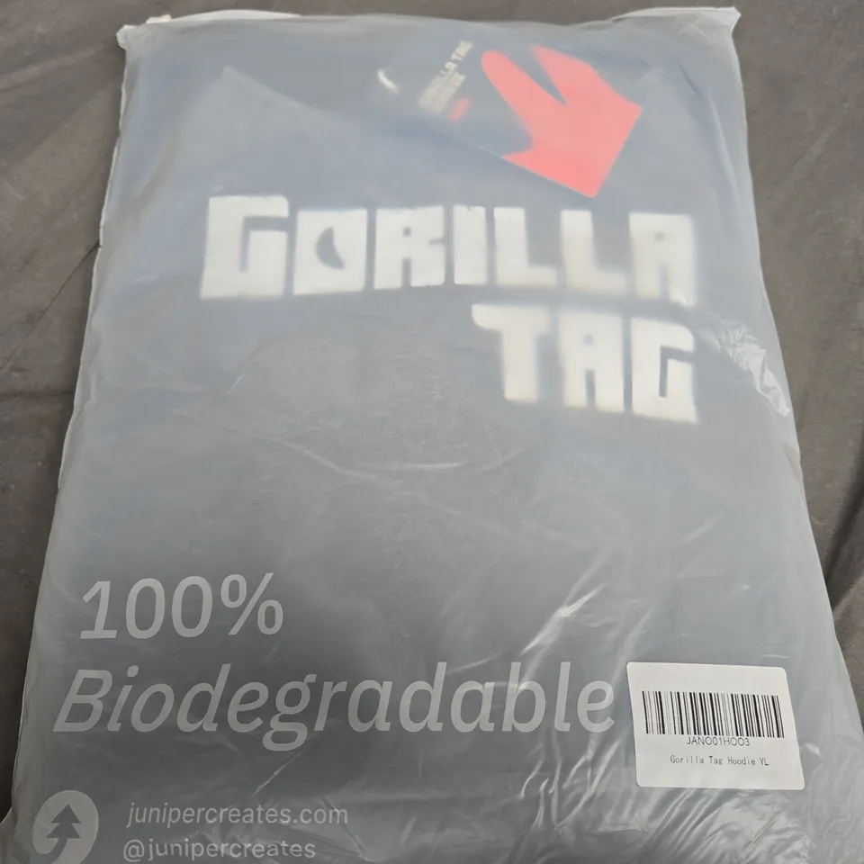 GORILLA TAG HOODIE SIZE L