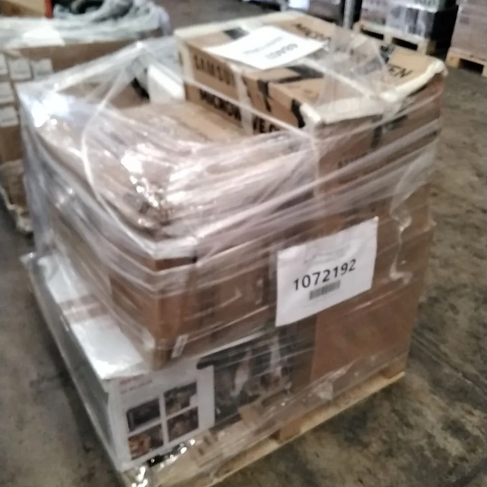 PALLET OF APPROXIMATELY 8 UNPROCESSED RAW RETURN HOUSEHOLD AND ELECTRICAL GOODS TO INCLUDE;