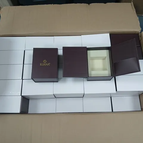 PALLET CONTAINING APPROXIMATELY 22 50-PACK BOXES OF ILIANA BRANDED RING BOXES