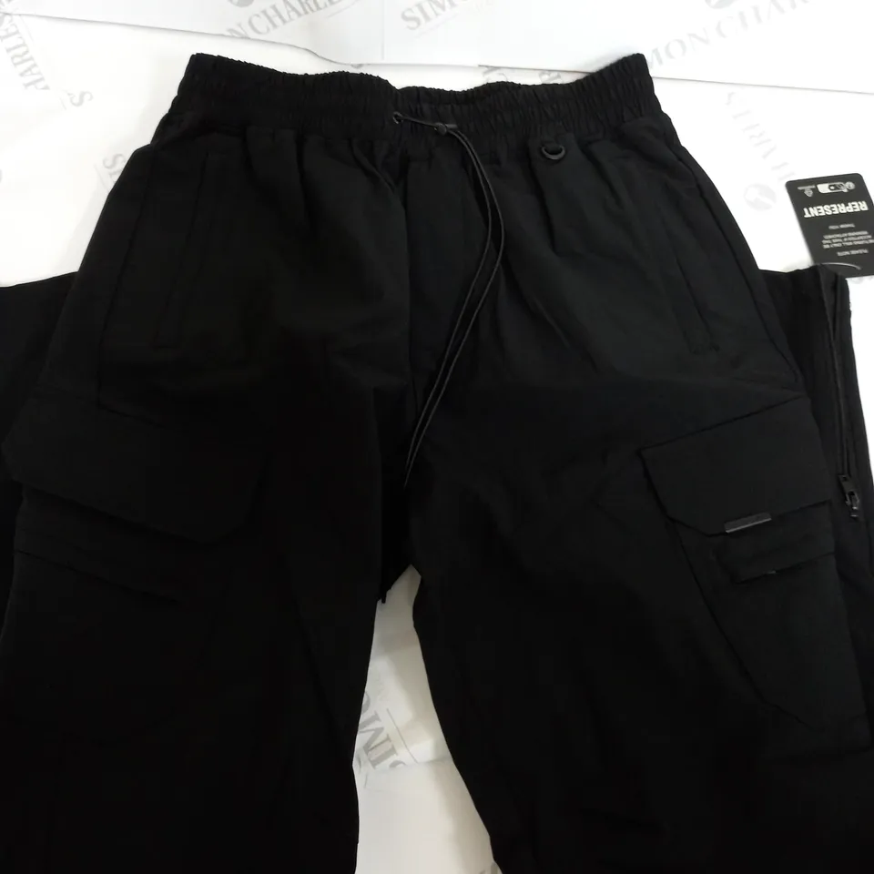 REPRESENT CARGO BLACK PANTS - M