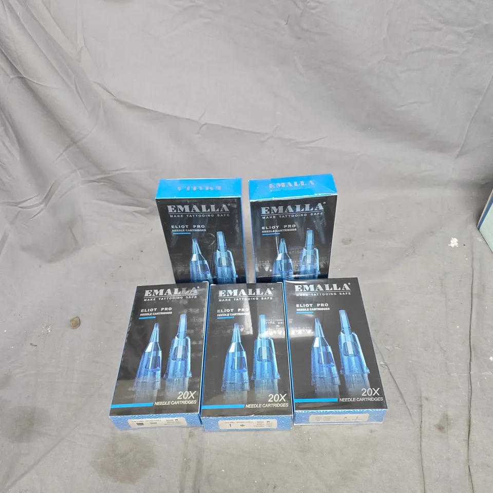 EMALLA ELIOT PRO NEEDLE CARTRIDGES – BOXED, SET OF 5 (20X EACH)