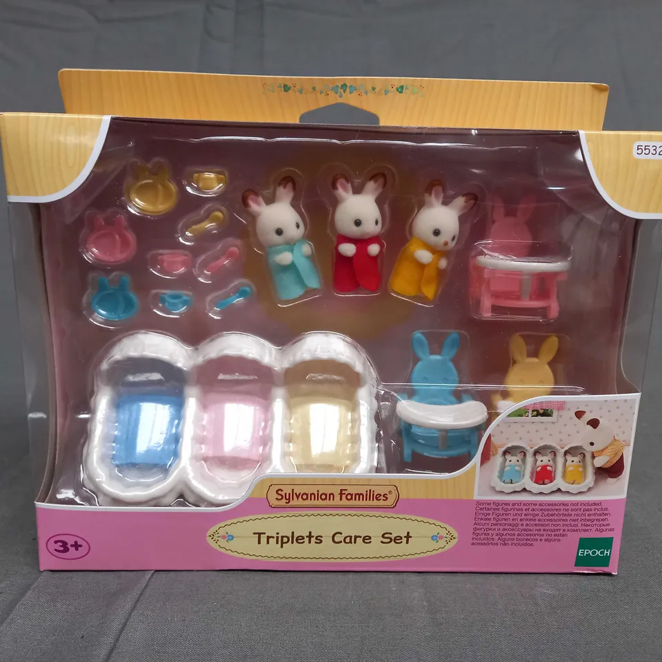 SYLVANIAN FAMILIES TRIPLETS CARE SET AGES 3+