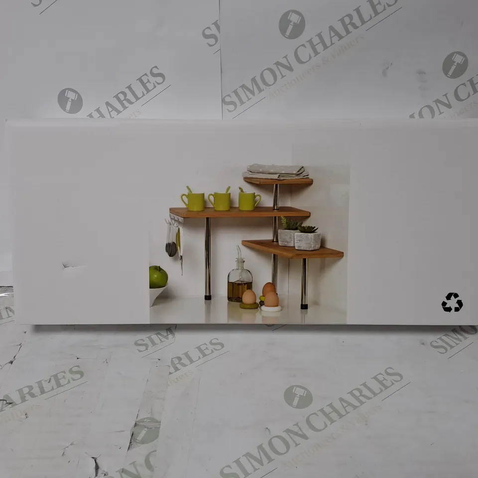 BOXED CORNER KITCHEN ETAGERE 
