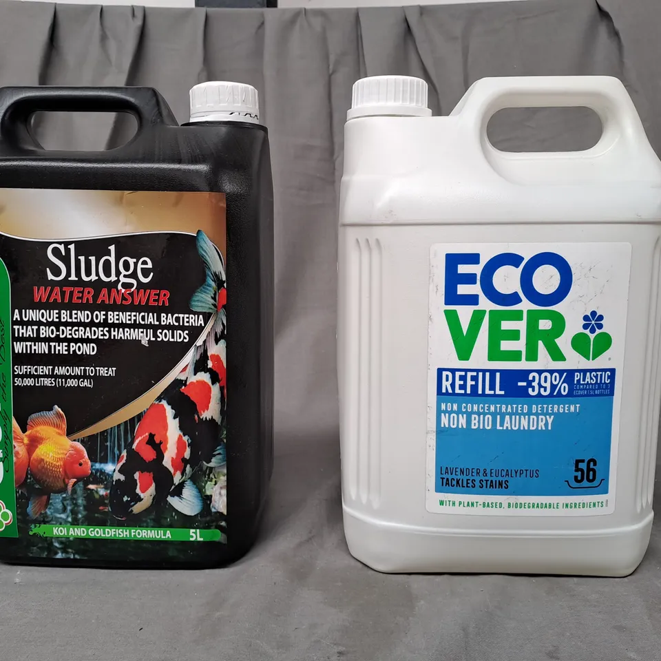 3 ASSORTED HOUSEHOLD LIQUID ITEMS TO INCLUDE KOI AND GOLDFISH FORMULA, DETERGENT, ETC - COLLECTION ONLY