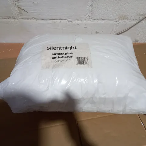 SILENTNIGHT AIRMAX PLUS ANTI ALLERGY PILLOW PAIR