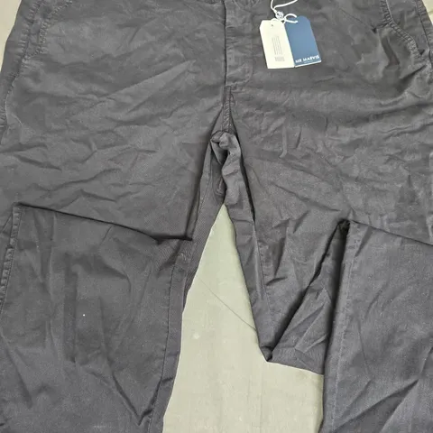 MR MARVIS THE LONG BLACK TROUSERS - W40 L32