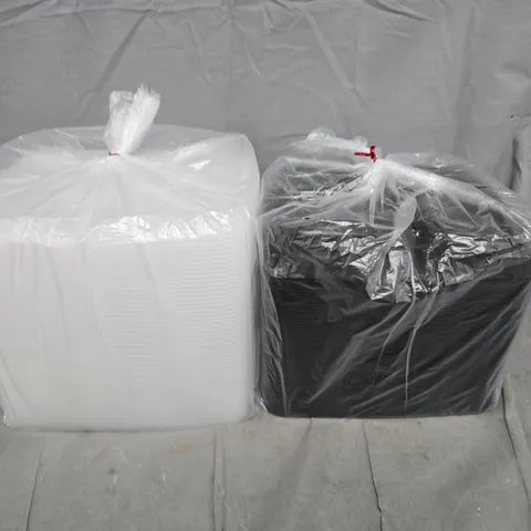 PCM DT-339 RECTANGLE PLASTIC CONTAINER – 3-COMPARTMENT, LEAK-PROOF, MICROWAVE SAFE, COMBO PACK (150 SETS)