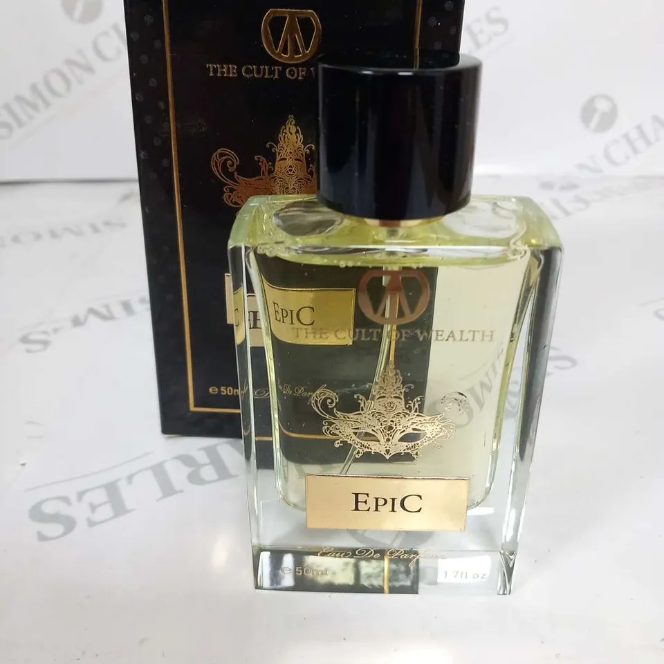 BOXED THE CULT OF WEALTH EPIC EAU DE PARFUM 50ML