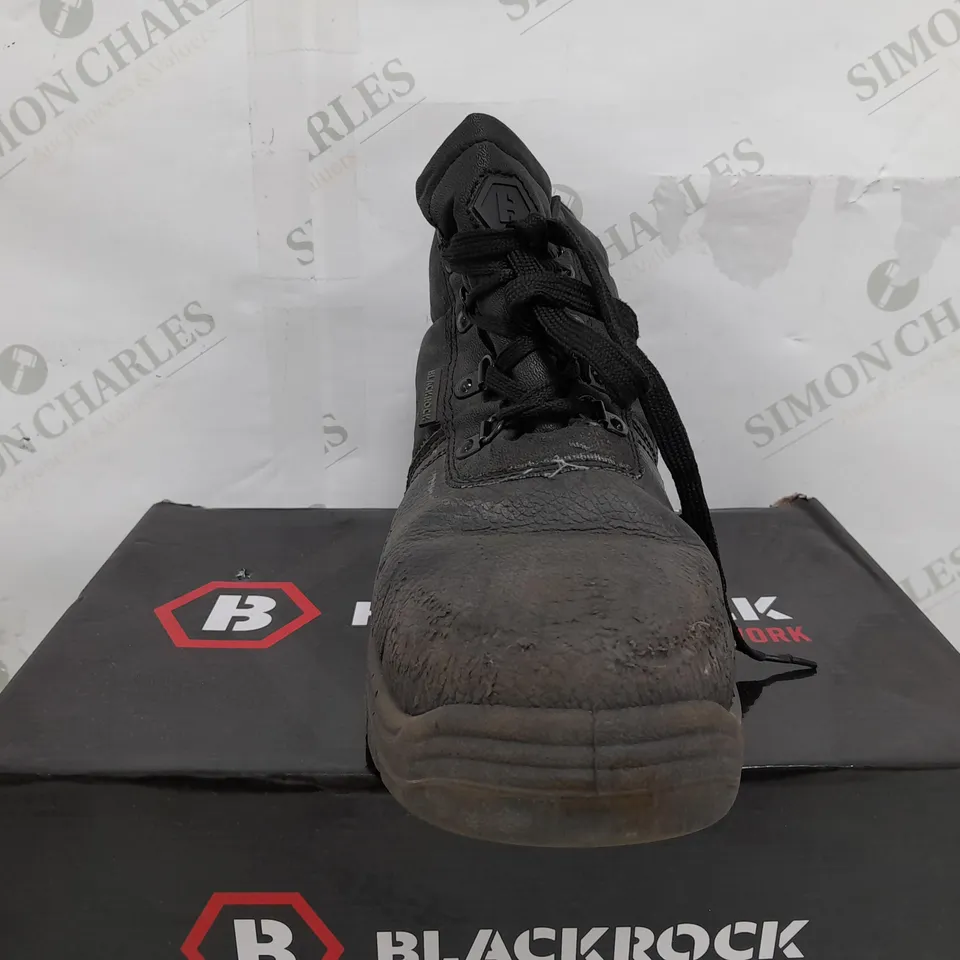 BOXED BLACKROCK WORK WEAR CHUKKA BOOT SF0208 BLACK BOOTS - UK 8 