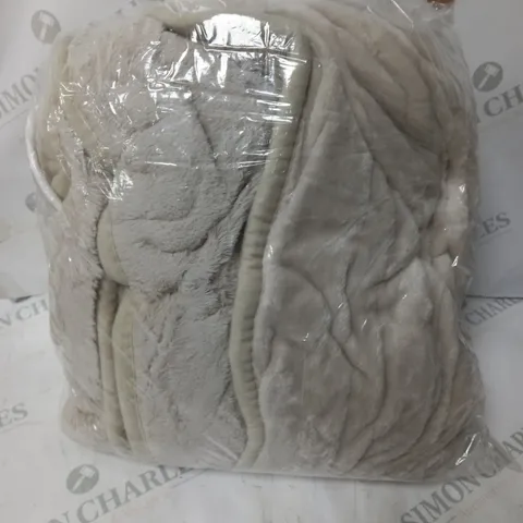 COZEE HOME HEATED BLANKET IN STONE 