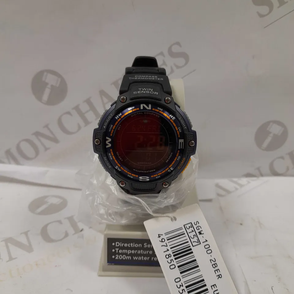 CASIO COLLECTION SGW-100-2BER ZWART