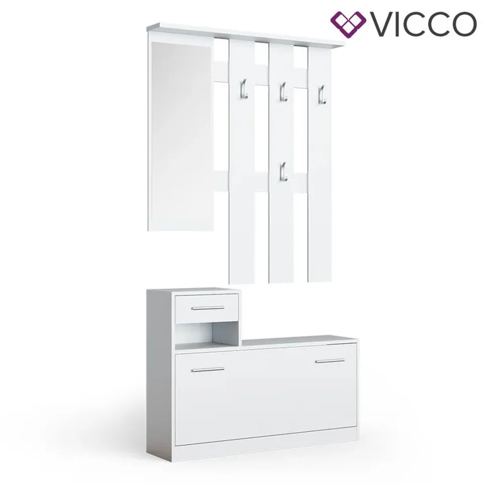 BOXED THORGARTH HALL TREE WITH BENCH AND SHOE STORAGE (2 BOXES)