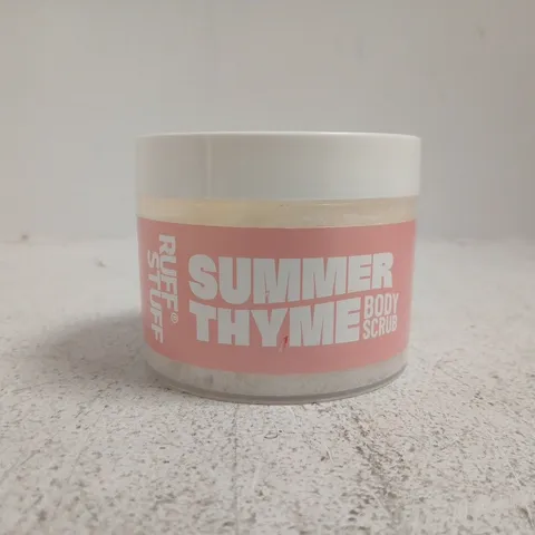RUFF STUFF SUMMER THYME BODY SCRUB - 250G