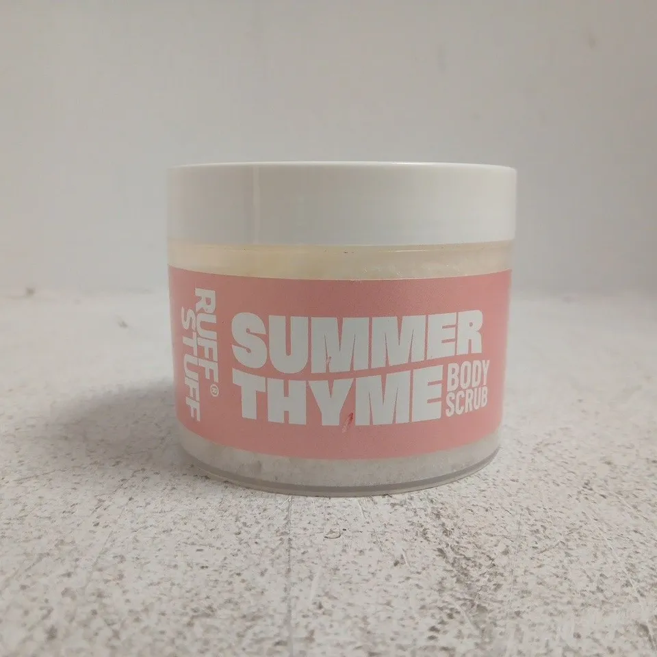 RUFF STUFF SUMMER THYME BODY SCRUB - 250G