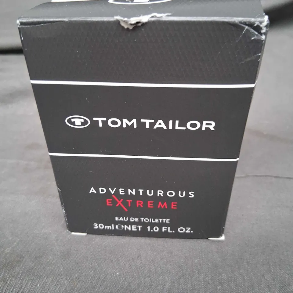 BOXED TOM TAILOR ADVENTUROUS EXTREME EAU DE TOILETTE 30ML