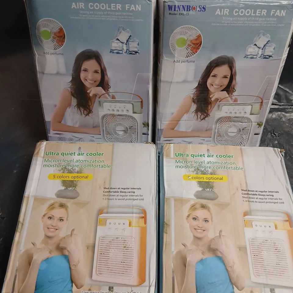 LOT OF 4 BOXED AIR COOLERS 