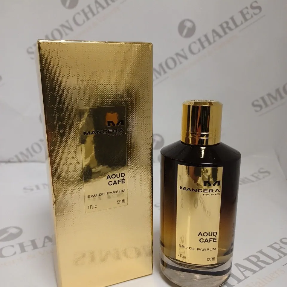 BOXED MANCERA PARIS AOUD CAFÉ EAU DE PARFUM SPRAY 120ML