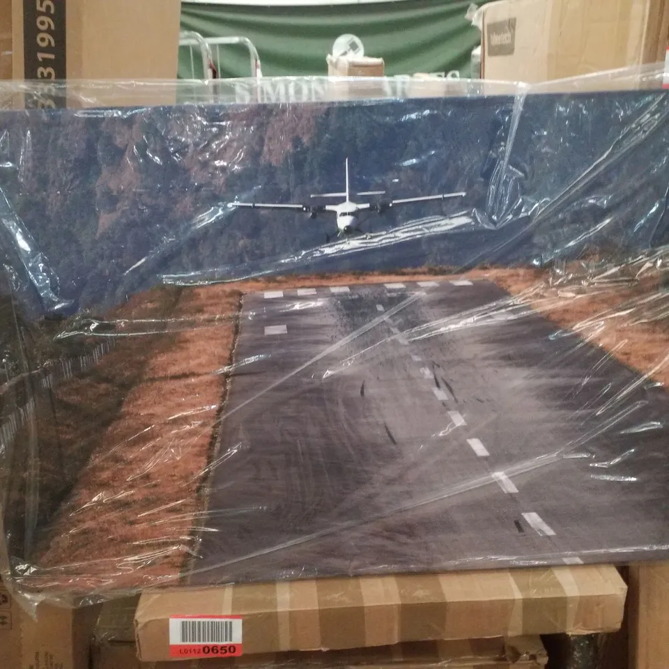 BOXED LUKLA AIRPORT - FRAMED PRINT 