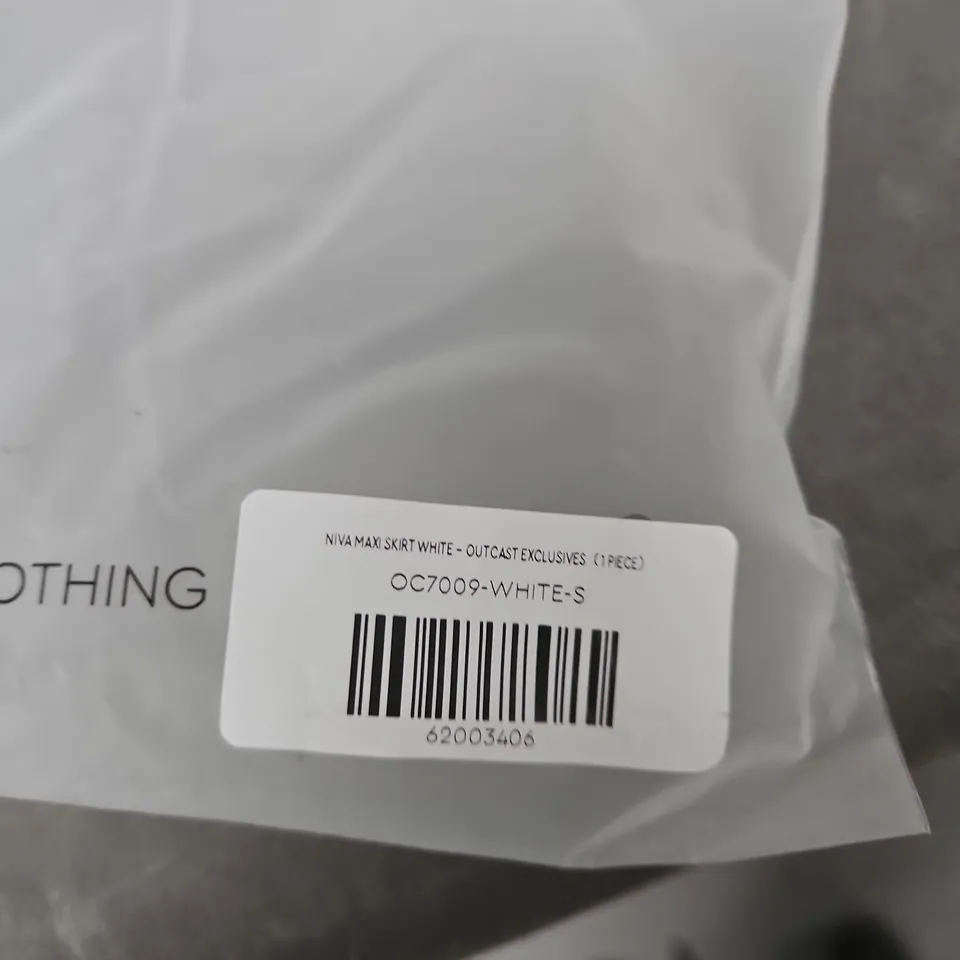 OUTCAST NIVA MAXI SKIRT WHITE SMALL