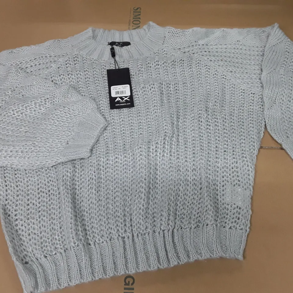AX PARIS GREY JUMPER - S/M