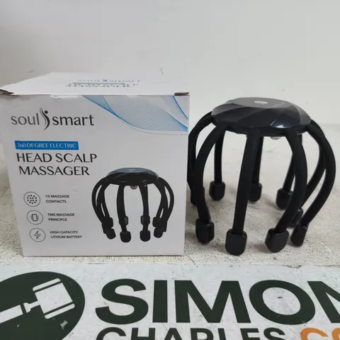 SOULSMART 360 DEGREE ELECTRIC HEAD SCALP MASSAGER – BOXED