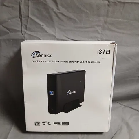 SONNICS 3.5 INCH EXTERNAL DESKTOP HARD DRIVE 3TB USB 3.0 