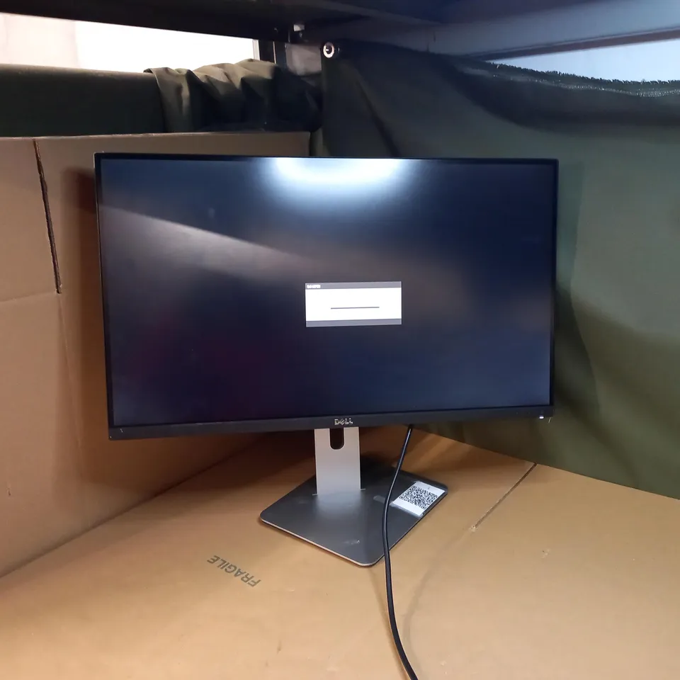 DAMAGED DELL 27" U2715H FLAT PANEL MONITOR WITH ADJUSTABLE STAND - COLLECTION ONLY