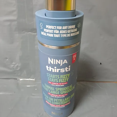 NINJA THIRSTI 530ML BOTTLE IN BLUE