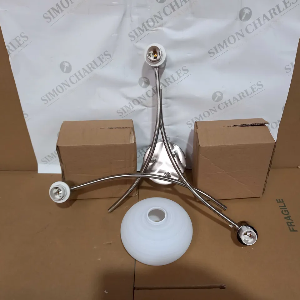 JOHN LEWIS ELI 3 LIGHT CEILING LIGHT