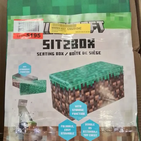 BOXED MINECRAFT SEATING BOX