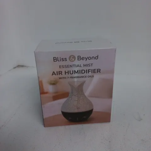 BLISS & BEYOND ESSENTIAL MIST AIR HUMIDIFIER – BOXED