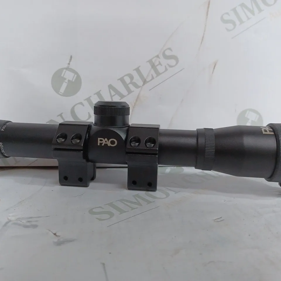 PAO TOPAZ PRE-MOUNT DUPLEX 2 X 20 LONG EYE RELIEF PISTOL SCOPE