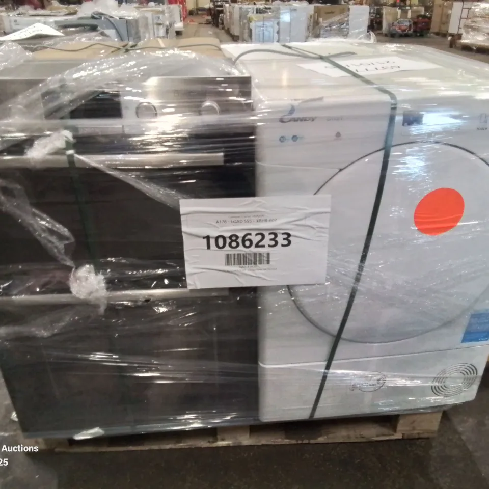 PALLET OF APPROXIMATELY 4 UNPROCESSED RAW RETURN WHITE GOODS TO INCLUDE;