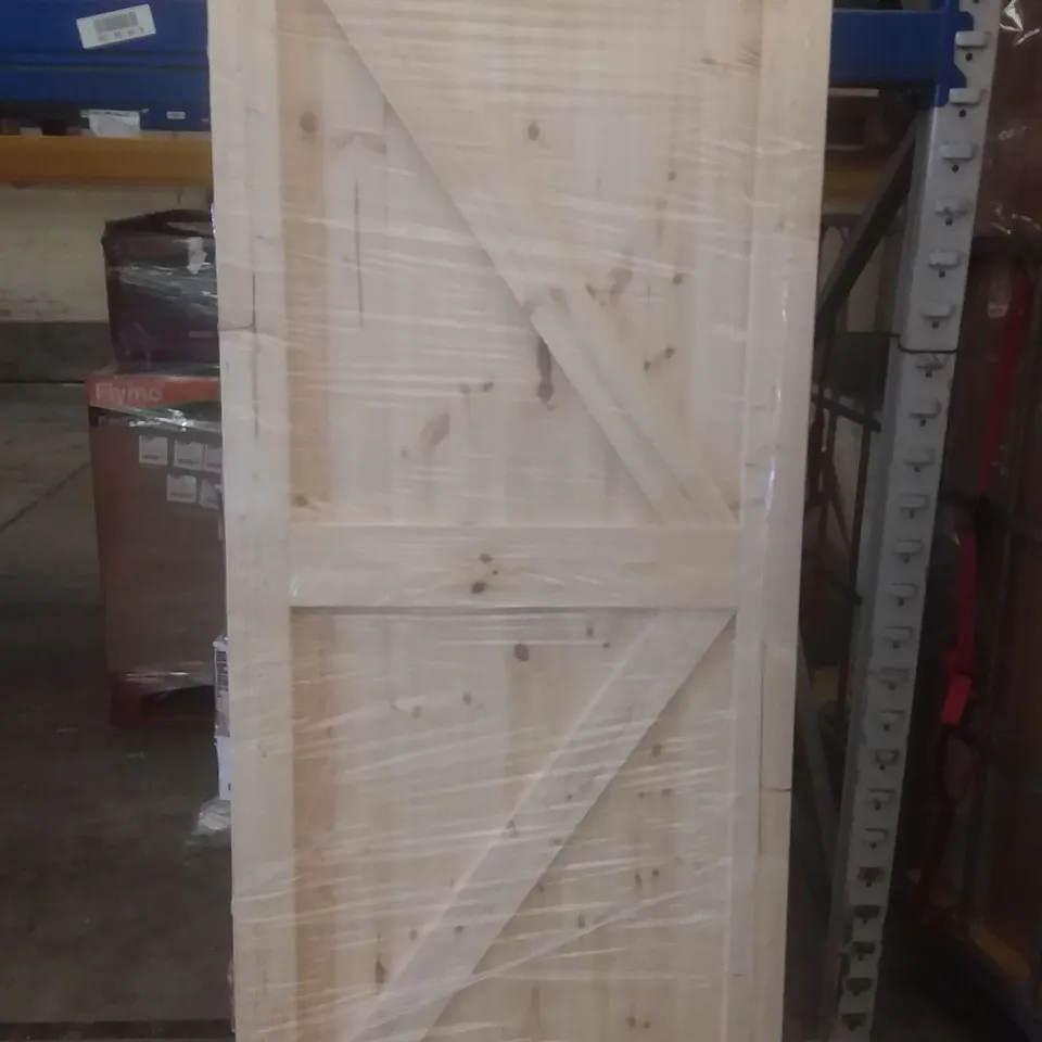 PINE FRAMED, LEDGED AND BRACED FRONT DOOR 1981X834X44mm