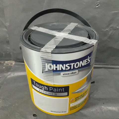 SEALED JOHNSTONE'S TOUGH KITCHEN MATT PAINT - 2.5L - MANHATTAN GREY