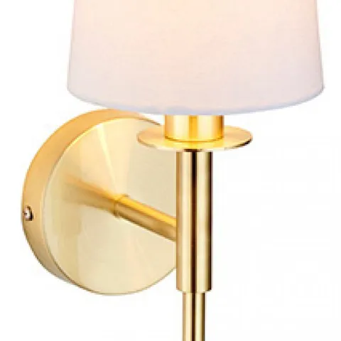 BOXED CASSIAN WALL LIGHT (SATIN BRASS, WHITE)