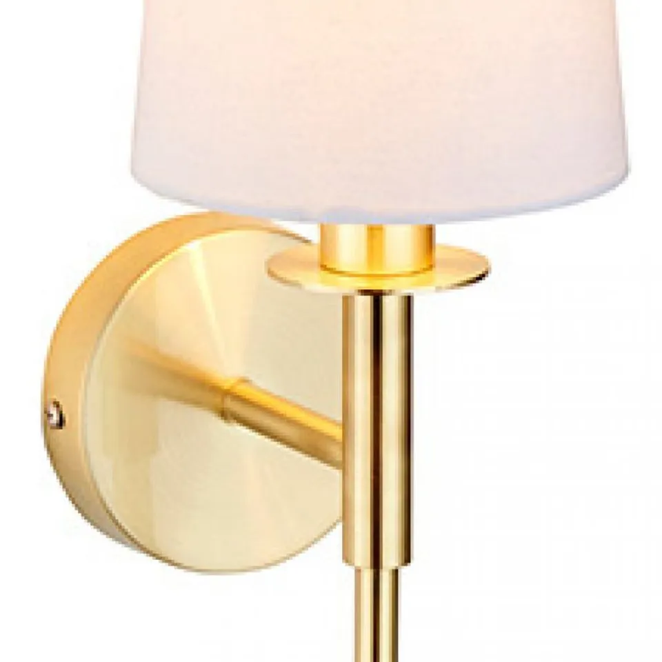 BOXED CASSIAN WALL LIGHT (SATIN BRASS, WHITE)
