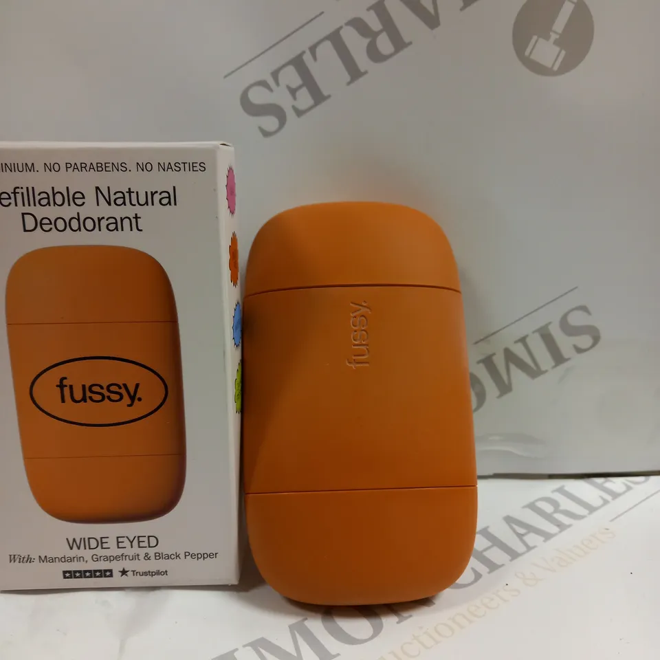 FUSSY - REFILLABLE NATURAL DEODORANT - STARTER PACK - ORANGE