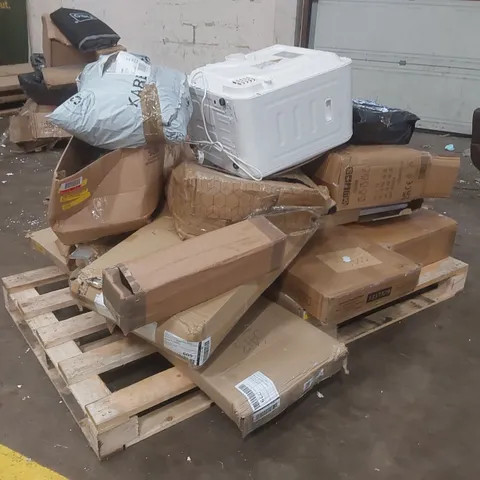 PALLET CONTAINING ASSORTED CONSUMER PRODUCTS/FURNITURE PARTS ECT