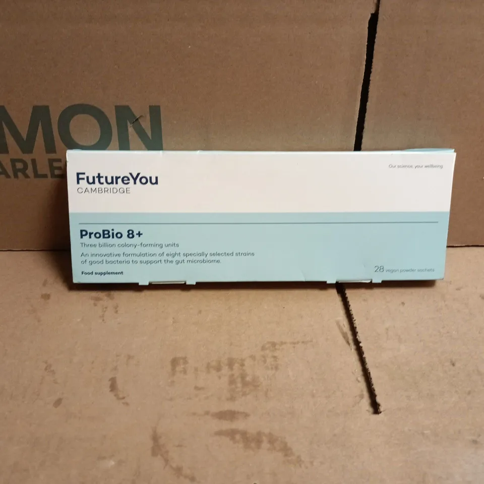FUTUREYOU CAMBRIDGE PROBIO 8+ FOOD SUPPLEMENT 28 VEGAN POWDER SACHETS