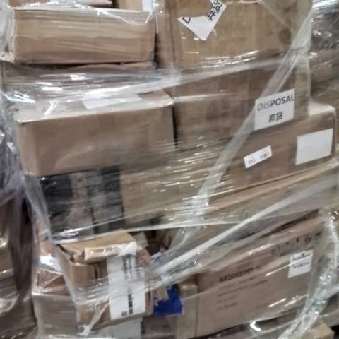 PALLET CONTAINING VARIOUS ASSORTED CUSTOMER RETURNS. TO INCLUDE, ELECTRIC NAIL DRILL MACHINE, ROYAL HIGH ART CLASS PLAT SET, LITHIUM-ION BATTERIES, SOFA BED PARTS ECT.