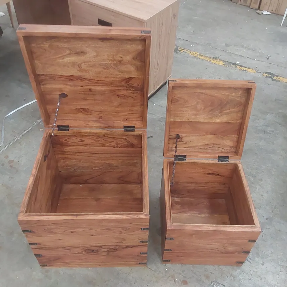 SEABURY CLASSIC SHEESHAM 2 PIECE NESTING COFFEE & COCKTAIL TABLES