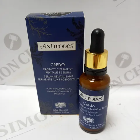 ANTIPODES CREDO PROBIOTIC FERMENT REVITALISE SERUM 30ML
