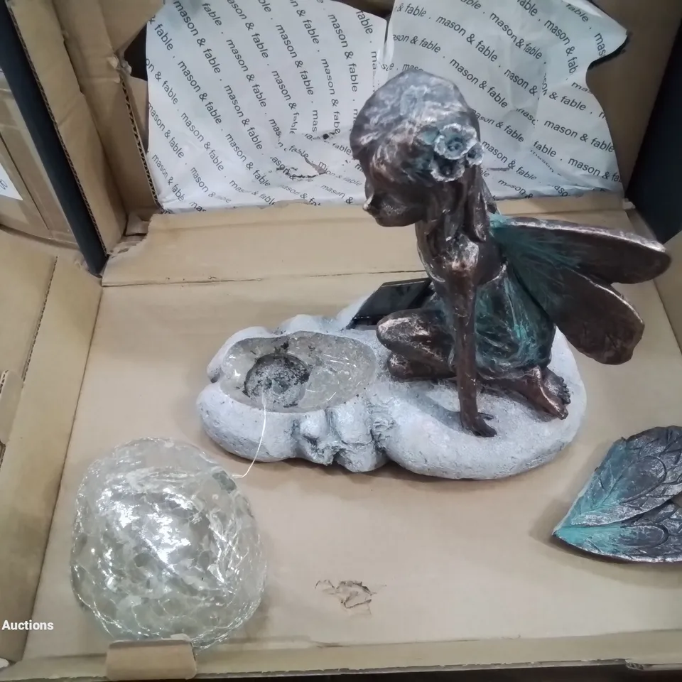 BOXED HOME2GARDEN LED BRONZE EFFECT FAIRY