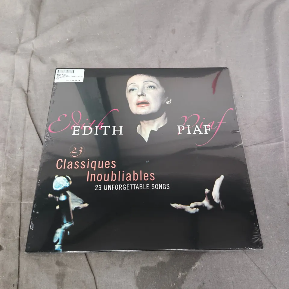 EDITH PIAF – 23 CLASSIQUES INOUBLIABLES (23 UNFORGETTABLE SONGS) VINYL LP – SEALED