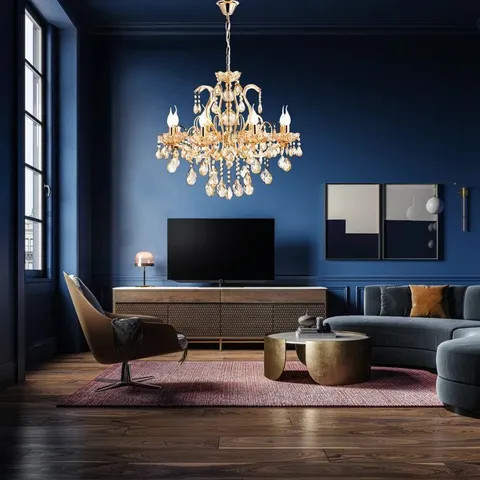 BOXED LUCKY 8 - LIGHT UNIQUE CHANDELIER