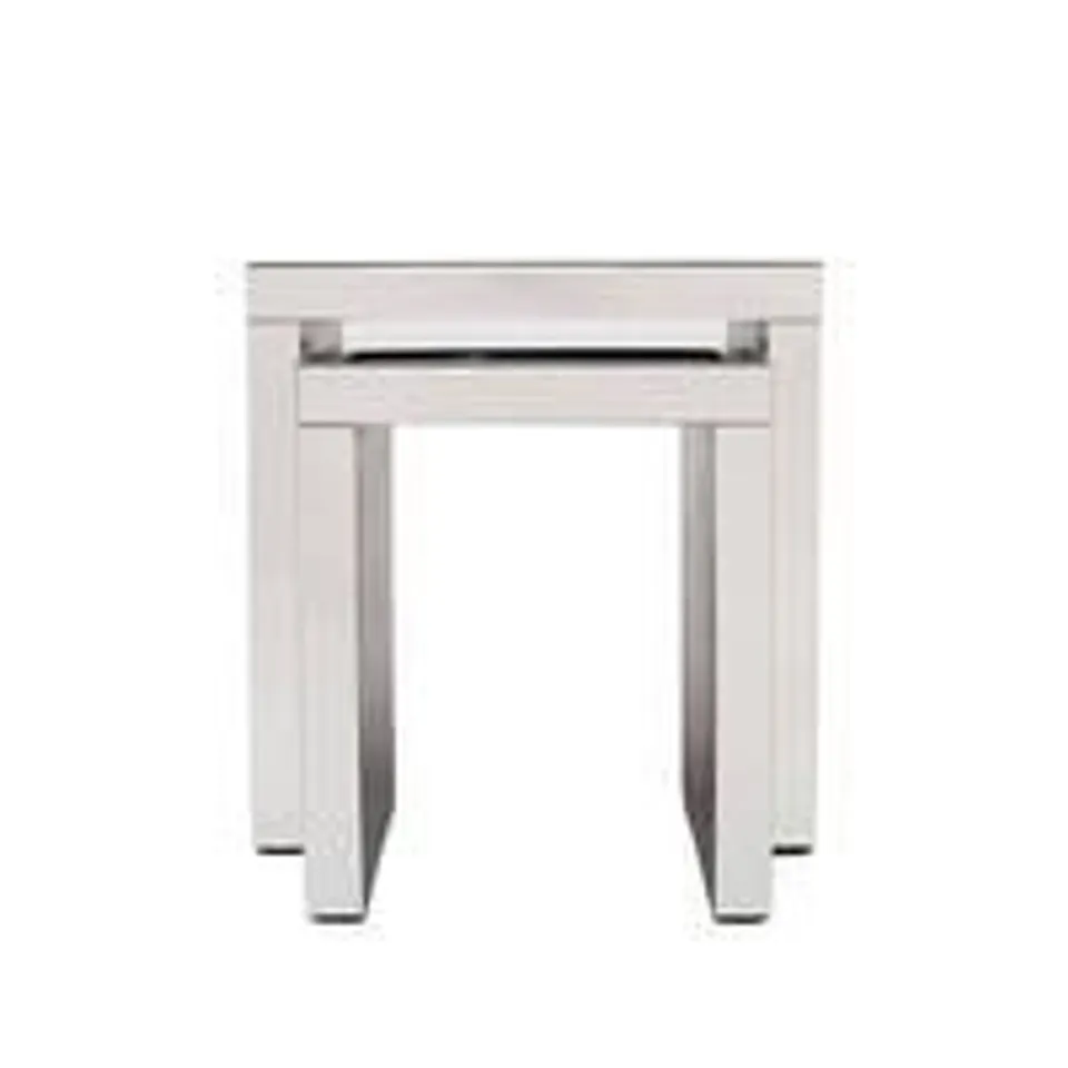 BOXED MONTE CARLO MIRRORED NEST OF TABLES (1 BOX)