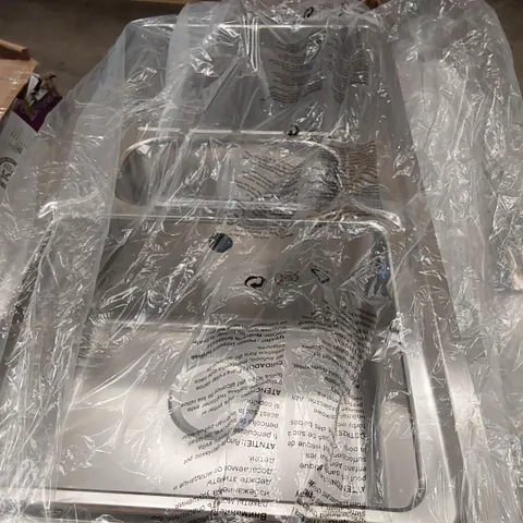 PACKAGED STAINLESS STEEL KITCHEN SINK WITH DRAINAGE BOARD