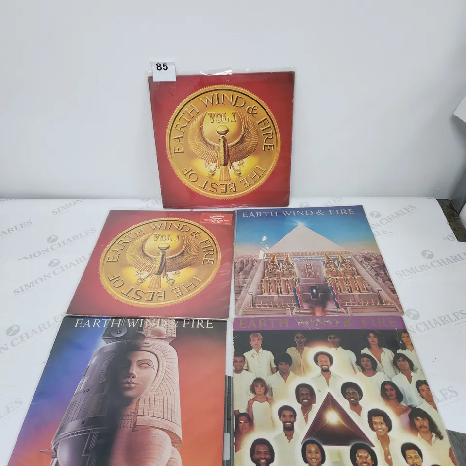 5 X EARTH WIND & FIRE LPS.